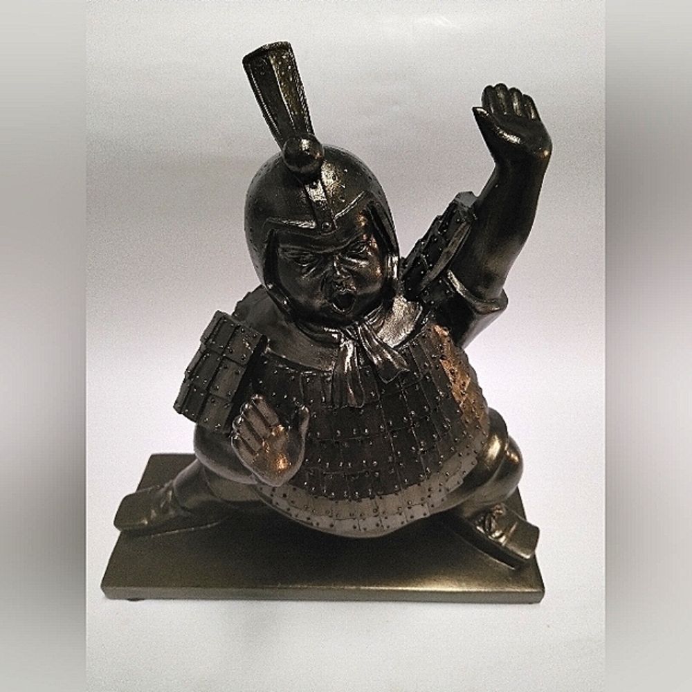 Lunging Warrior terracotta of Qin Dynasty EMPEROR SHI statue 9"